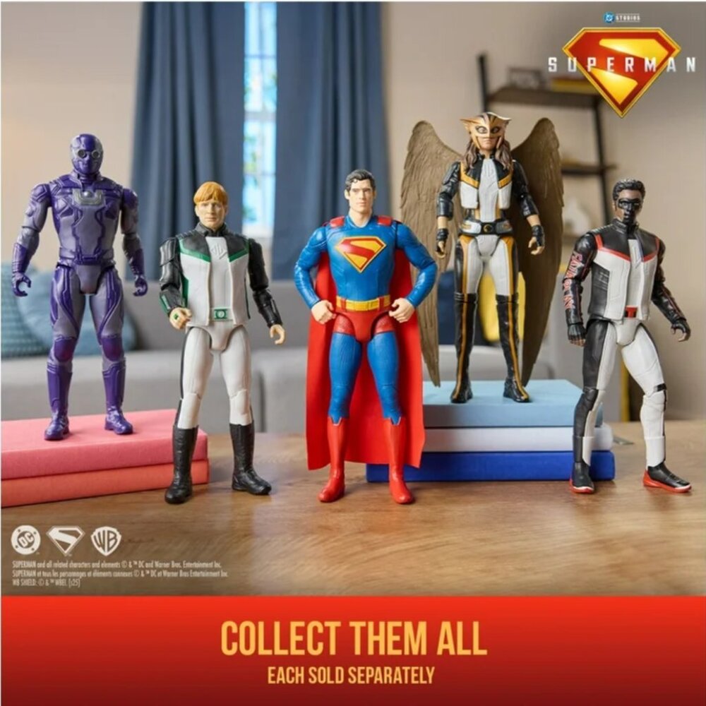 NIB DC Comics 2025 Superman - Hawkgirl 12" Articulating Superhero Action Figure - Picture 5 of 5